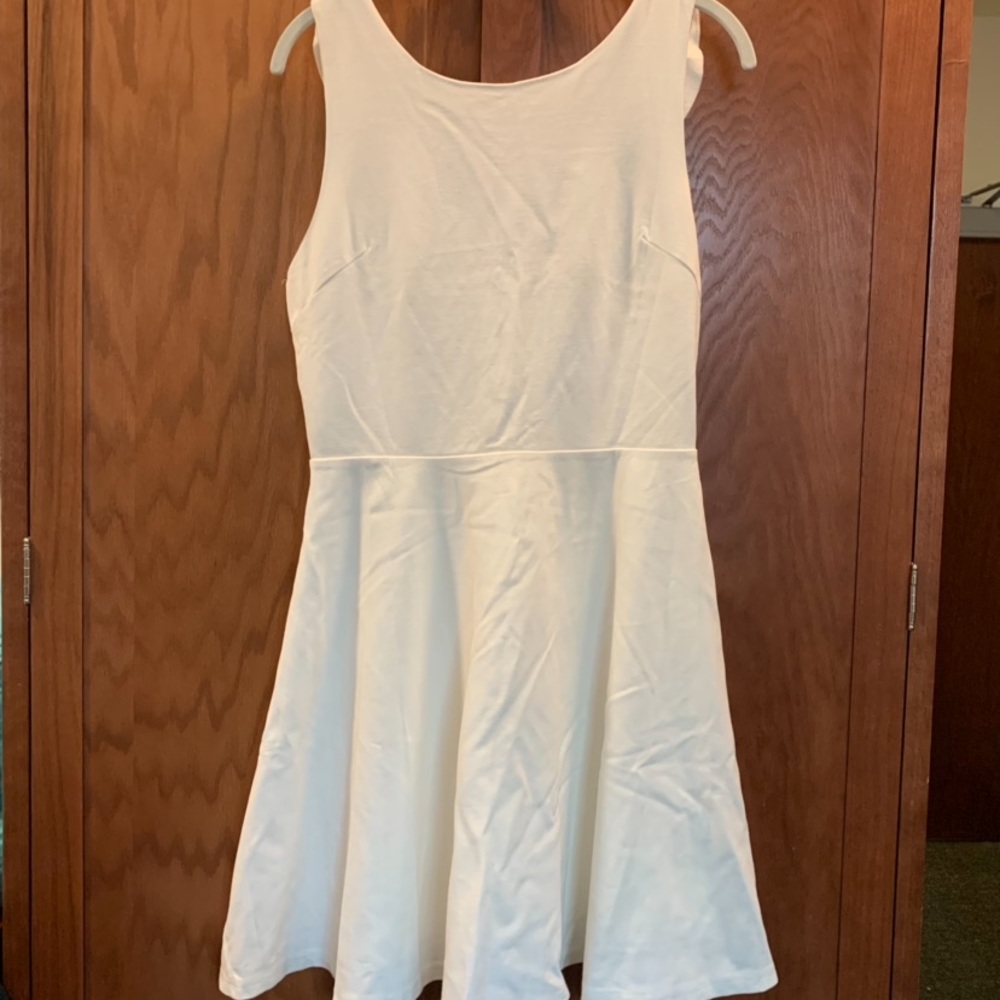 White Ruffle Dress
